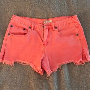 Free People Jean shorts